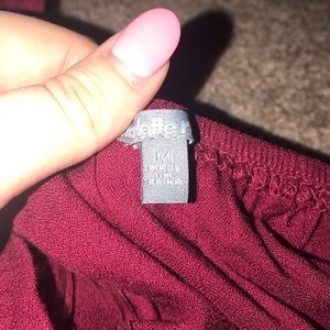 Charlotte Russe off the shoulder top